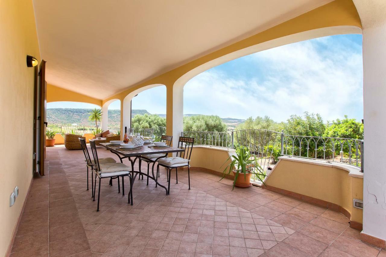 Villa Pedra Alghero - Appartamento In Villa Con Piscina Экстерьер фото